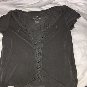 Grey American Eagle Shirt
